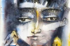 Сидхартха в големия град, 70/50, акварел/хартия