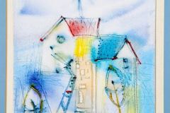 Изгряваща звезда, 33/23, акварел/хартия