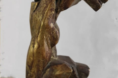 Мъжки торс , скулптура,месинг , 28/13/14 см