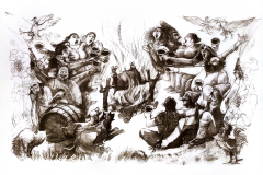 Гергьовден , литография , 38/56 см