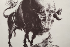 Разговор , литография , 53/40 см