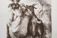 Притча , литография , 56/38 см