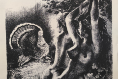 Музи с пуяк , литография , 37/45 см