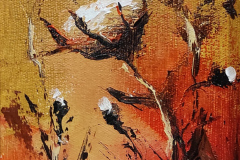 Памук , маслени бои/платно , 16/10 см