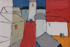 Пейзаж , маслени бои/платно , 24/30 см