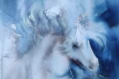 Среща с Келпи, 30/42, акварел/хартия