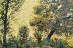 Залез над магичната градина , маслени бои/платно , 65/55 см