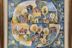 Ден и нощ , маслени бои/платно , 35/40 см